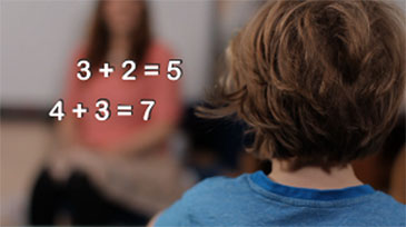 maths teaching in classroom