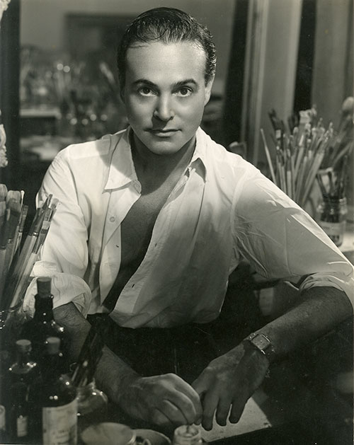 Image of Oliver Messel by Angus McBean; photograph © Houghton Library, Harvard University