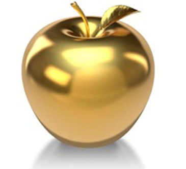 Bristol Teaching Awards golden apple symbol