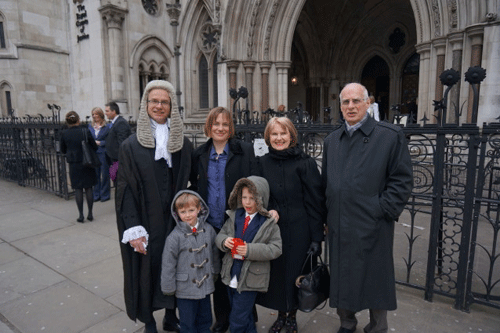 Michael Ford QC and his family