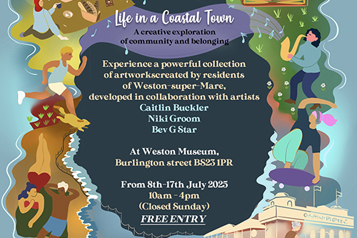 Life in a Coastal Town exhibition flyer