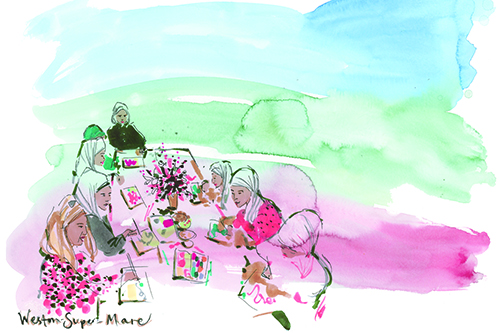 Young women's workshop by Niki Groom