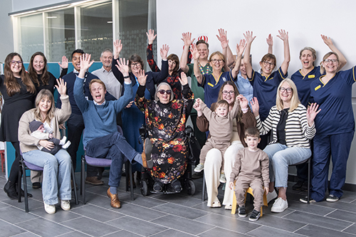 Children of the 90s team with some of the study participants