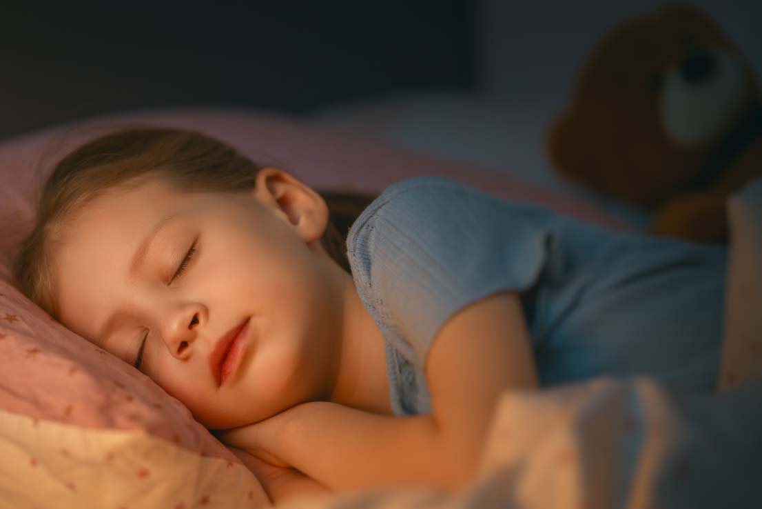 A child sleeping