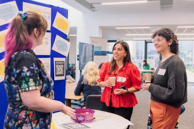 Picture of attendees networking at the 2026 Festival of Enterprise