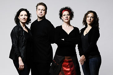 Image of the Bozzini Quartet