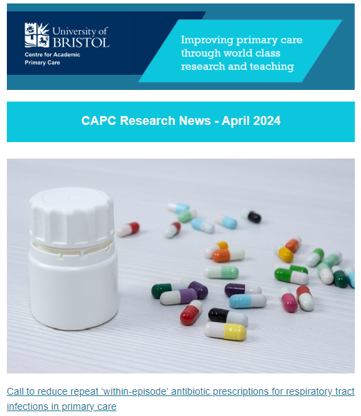 Front page of CAPC Research Newsletter April 2024.