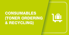 Toner Ordering and Recycling button click through to access the Toner Ordering and Recycling page
