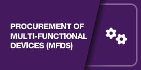 MFD Procurement button click through to access Procurement information