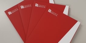 UoB branded capacity folders A4
