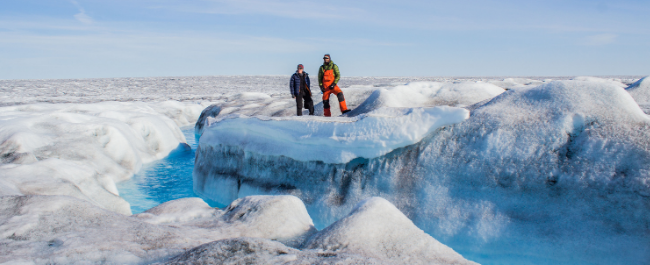 Researchers in Greenland