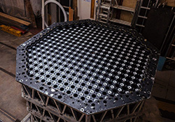 The University's nuclear reactor graphite core