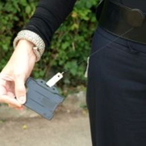 belt reel with yo-yo retractable card holder
