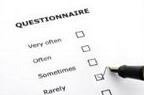 Picture representing a questionnaire