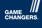 Decorative graphic which reads Game Changers