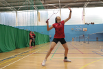 Image of women playing badminton