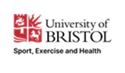 University of Bristol Sport Exercise and Health writing with university crest