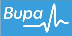 BUPA logo.