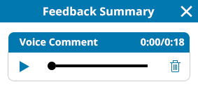 Audio feedback for Turnitin Submission