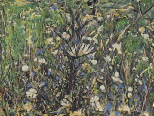 Painting and curating with AI - Cezanne Butterfly