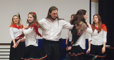 Traditional Russian folk dance 'Kadril'